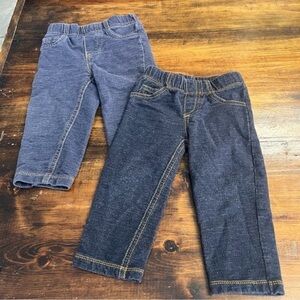 Carters Knit Jeans Size 18 Months (Lot Of 2)​